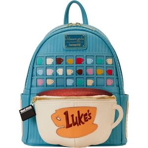 LOUNGEFLY GILMORE GIRLS LUKE'S DINER DOMED COFFEE MUG MINI BACKPACK